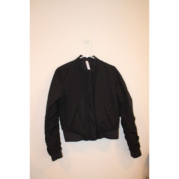 Lululemon size 4 womens down quilted reversible black jacket - Picture 14 of 14